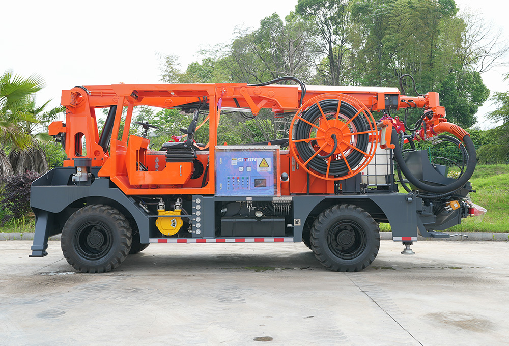 工程橋式濕噴臺車(chē)