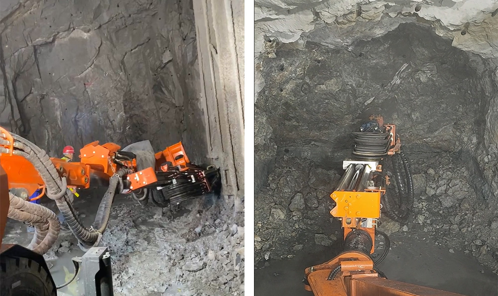 小型液壓掘進(jìn)鉆車(chē)